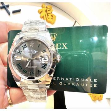 Unworn 04-2022 126300 Datejust 2 Oyster Wimbledon Dial